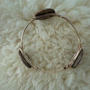 Chic Gold Wire and Kentucky Quarter Bracelet